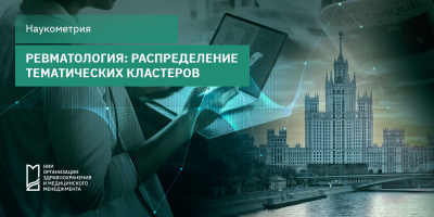 Ревматология: распределение тематических кластеров