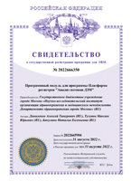 Программный модуль для программы «Платформа регистров»: Анализ потоков ДЗМ