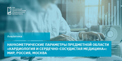 Наукометрические параметры предметной области «Кардиология и сердечно-сосудистая медицина»: мир, Россия, Москва