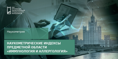 Наукометрические индексы предметной области «Иммунология и аллергология»