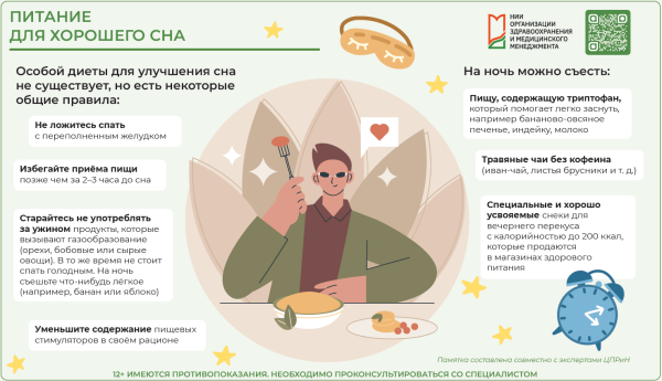 Питание для хорошего сна